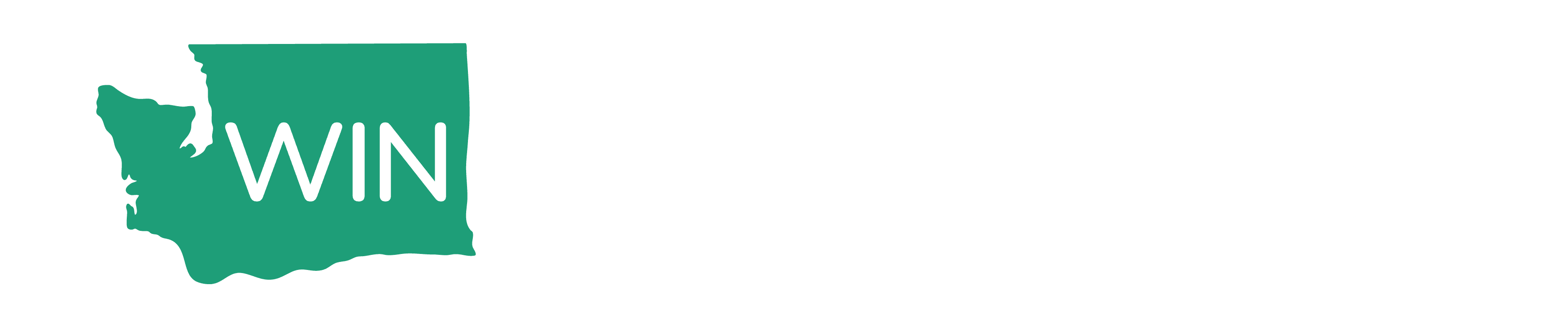 Green outline of Washington state with WIN inside, next to text reading WA Initiative for Neuroscience in light, uppercase letters on a light background, highlighting neuroscience research. The logo for Washington Initiative for Neuroscience.
